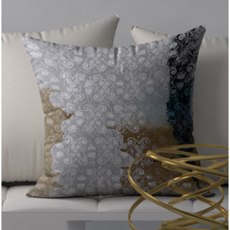 Housse de coussin carrée/insert, 18 po x 18 po
