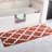 Freida 24x60-inch Cotton Bathroom Rug with Trellis Pattern and Non-Slip Base - Machine Washable-2038635434