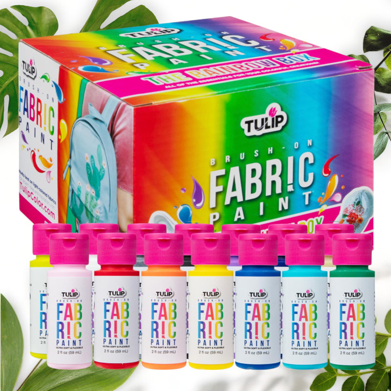 ColorWave Fabric Paint Set 14 Colors 2 fl oz