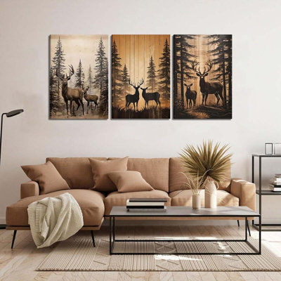 3 Piece Wrapped Canvas Print