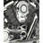 Motorcycle Engine - Gray Framed Matted Print for Home Decor