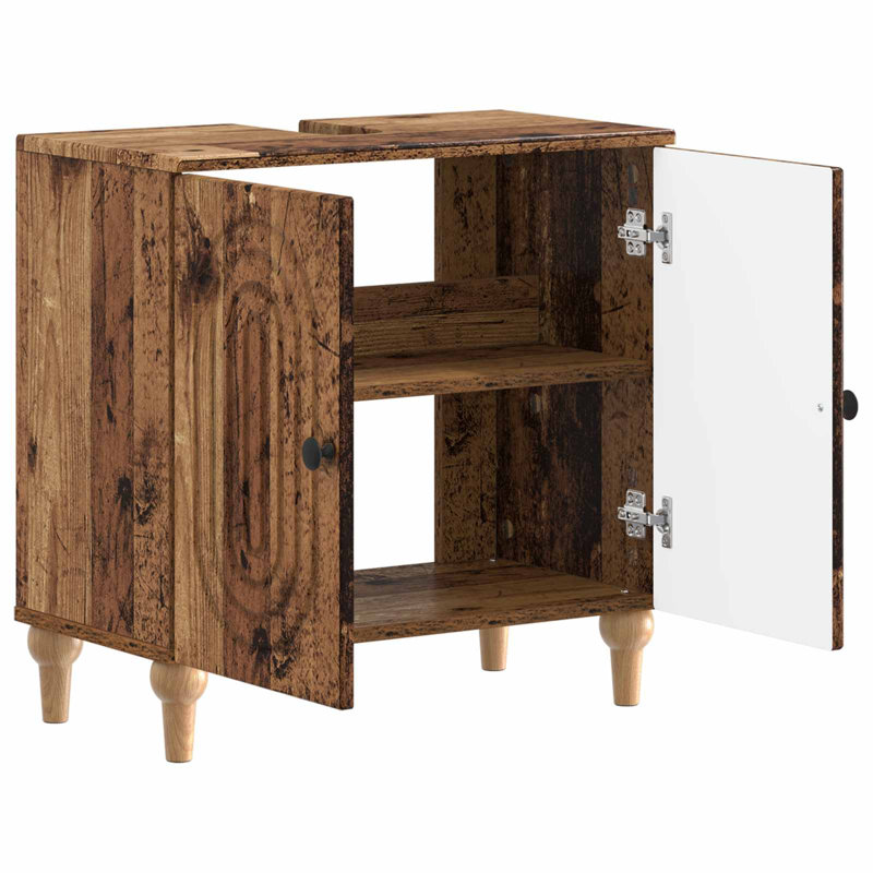 Bathroom Storage, Old Wood
