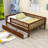 Wood Daybed with Two Drawers and Slats-209425329-209425328