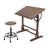 Craine Adjustable Height Industrial Stool with Footring-11394280