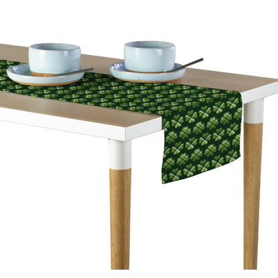 Jonney 4 Leaf Clover Plaid Table Runner