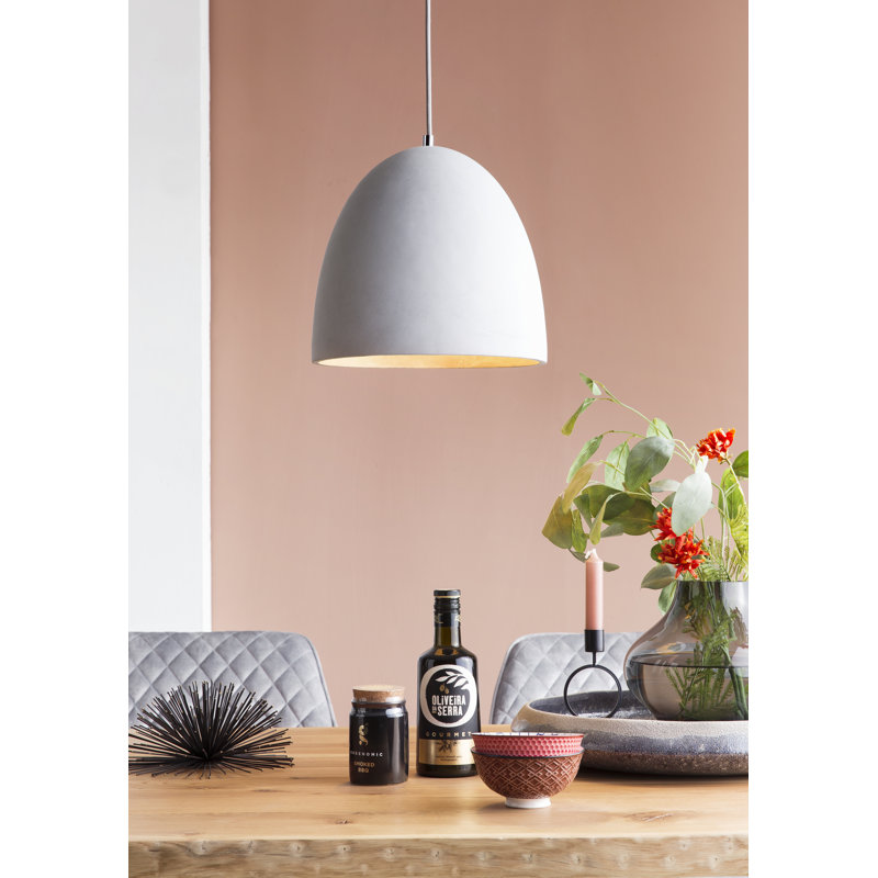 Danas 1 - Light White Bell Pendant