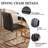 Rectangular Dining Table Set, Modern Kitchen Table With Dining Chairs-1852320101-1852320103