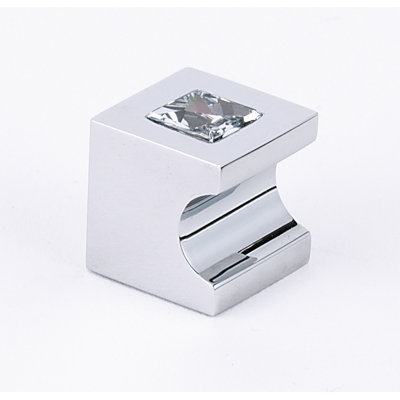 Bouton carré en cristal Swarovski