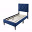 Tête de lit simple réglable, cadre de lit tapissier en velours, lit pour enfant-688604086-688604084