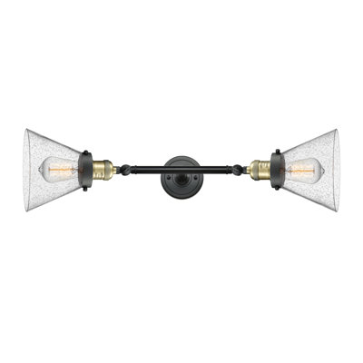 Éclairage pour meuble-lavabo de salle de bain 2 lumières Cone