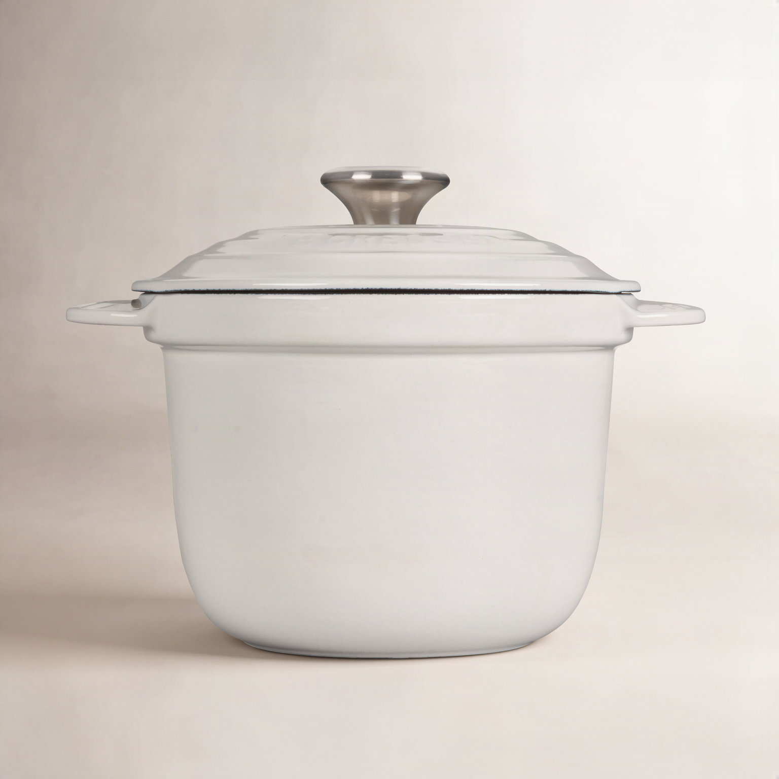 Le Creuset 2.25qt Enameled Cast Iron Rice Pot, White