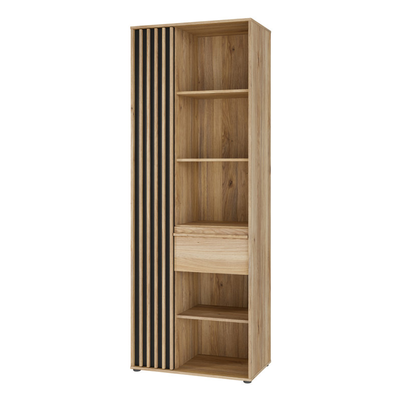 200.1 cm H x 73.1 cm W Bookcase, Brown