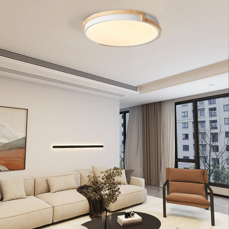 Aristaun LED Flush Mount, White, 3000