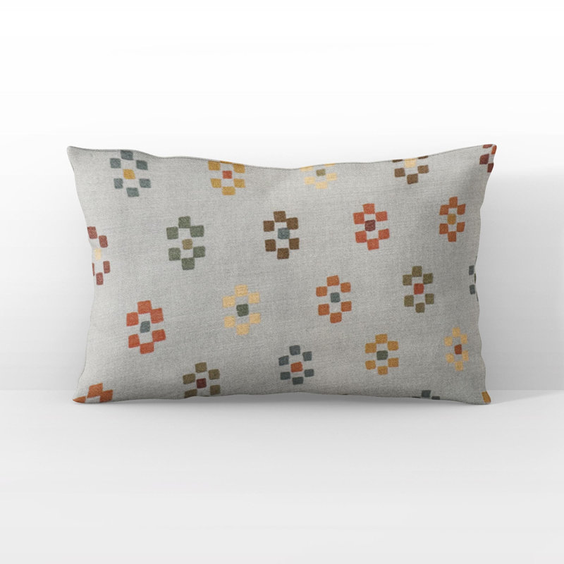 Coussin Plutus Multicolor Playfurl Dots Dots, Rectangle, H 12 po x l 20 po