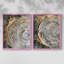 ABSTRACT Series CCXLI - Impression encadrée de qualité supérieure - prête à être accrochée - aucun clou requis - aucun clou requis-1364760409-1364760411