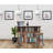 Masham Teak Solid Wood Counter Stool with Solid Wood Frame