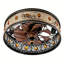 Ventilateur de plafond encastré de 48 cm (19 po) au design de style lanterne