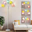 Lampe sur pied à DEL 67 po à têtes multiples de style moderne avec col-de-cygne réglable pour le salon, la chambre à coucher et le bureau, 6 ampoules non incluses (blanc)-1770020365-1770020364