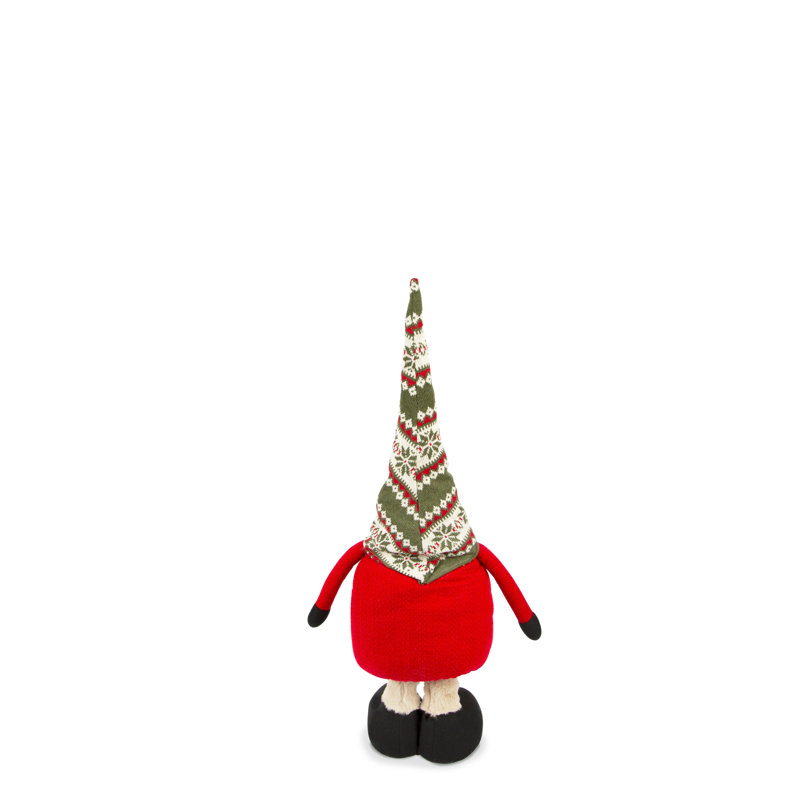 Excelsa decorative bearded gnome Gnomo polyester multicolor, 41.7cm H x 18.1cm W x 22cm D