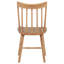 Chaise d'appoint en bois massif Middleton brun (ensemble de 2)-122419721