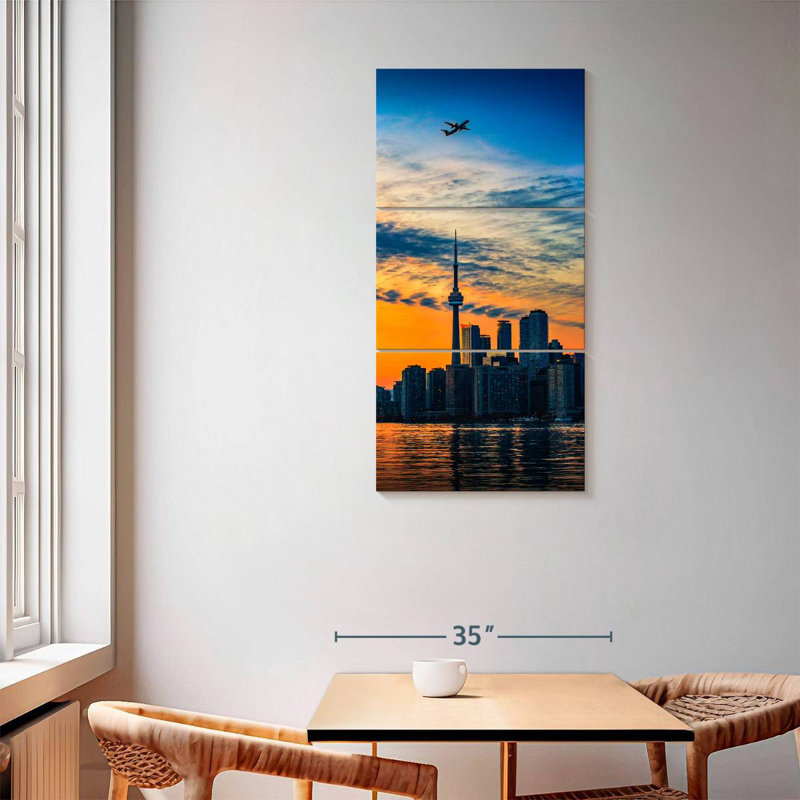 Toronto Sundown, 62" H x 30" W