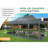 10'Wx20'D Heavy Duty Canopy Tent, Pop up Gazebo with Netting Screened-104650883