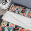 Ensemble de housse de couette tribal rose et bleu I-1690831164