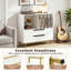 Metal,Manufactured Wood 87cm H Media Shelves-1904416459