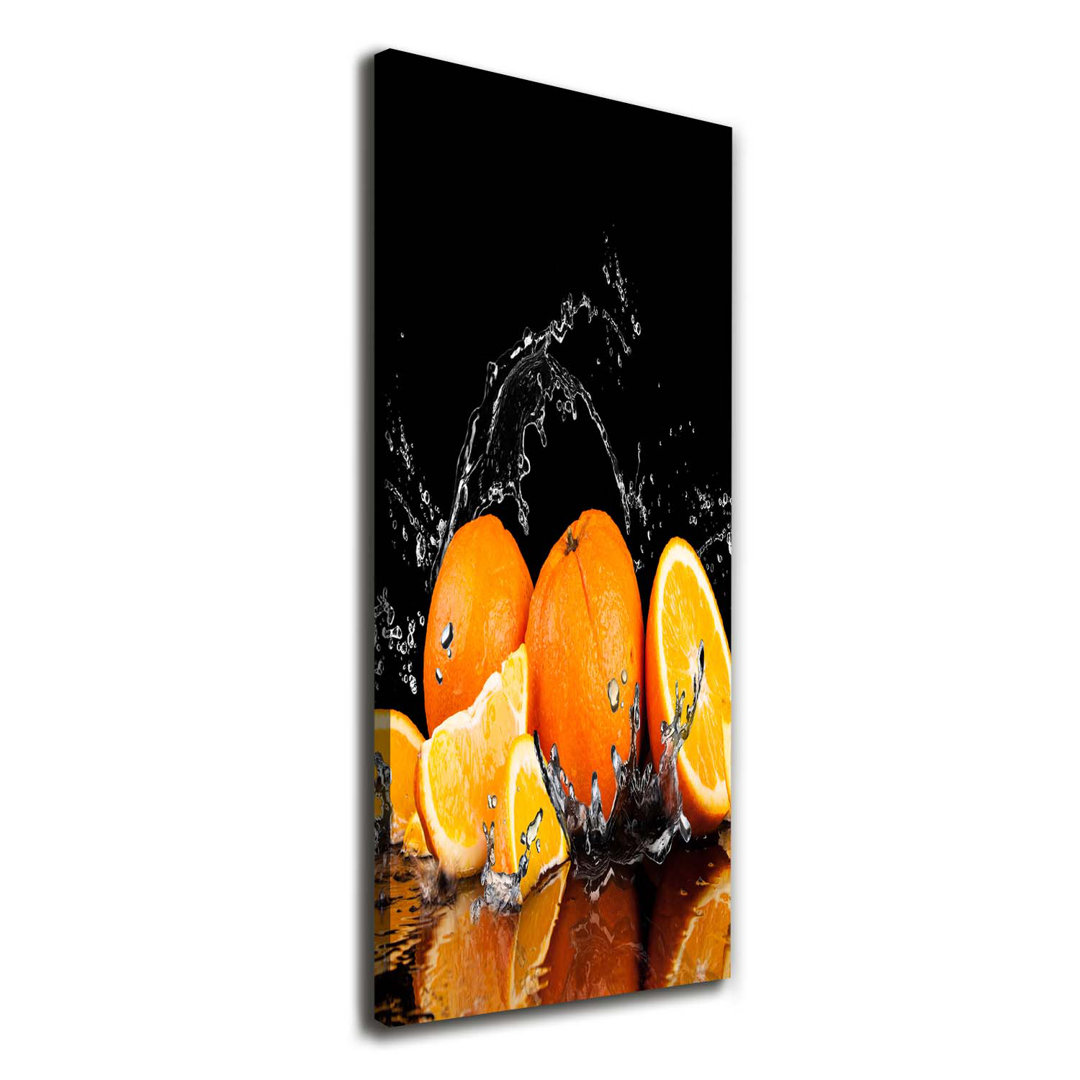 Orangen - Kunstdrucke auf Leinwand - Wrapped Canvas