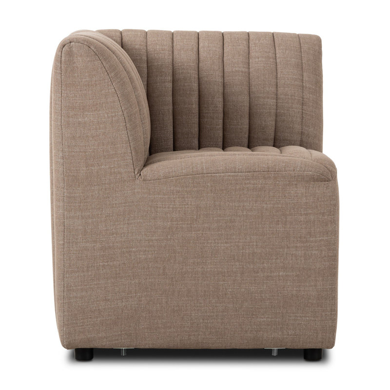 Grayson Tufted Chair, Crypton Nomad Taupe