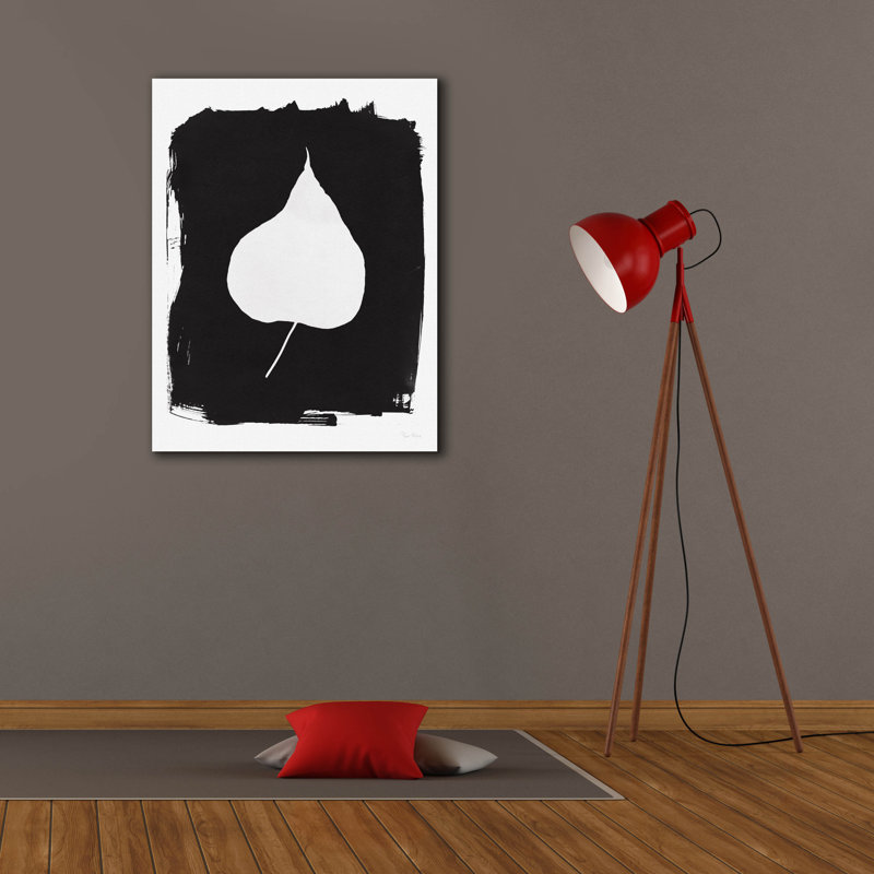 Toile épique «Nature by the Lake Leaves 3 Black» par Piper Rhue, art épique, 26 po x 34 po, H 34 po x l 26 po x P 1,5 po