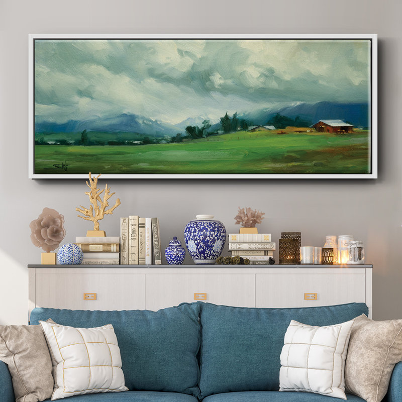 Wallowa Valley - toile encadrée, H 20 po x l 50 po