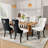Luxury Velvet Nailhead Upholstered Dining Chairs(Set of 6)-673805510-673805531