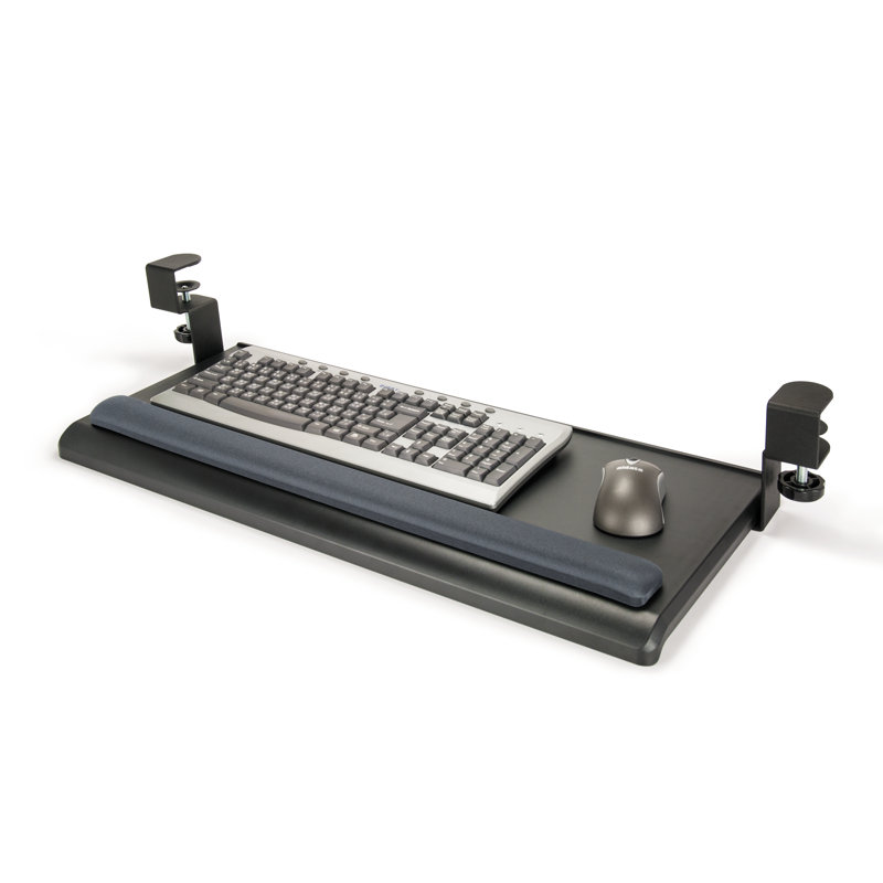 Plateau à clavier pour pince de bureau