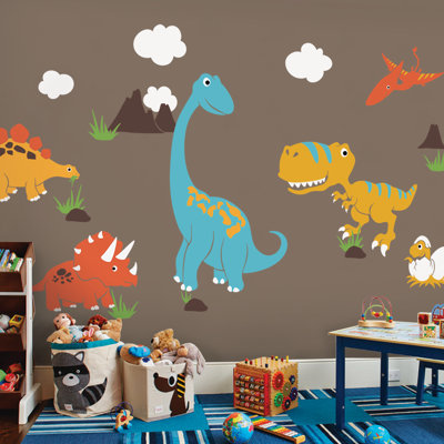 Adhésif décoratif dinosaure