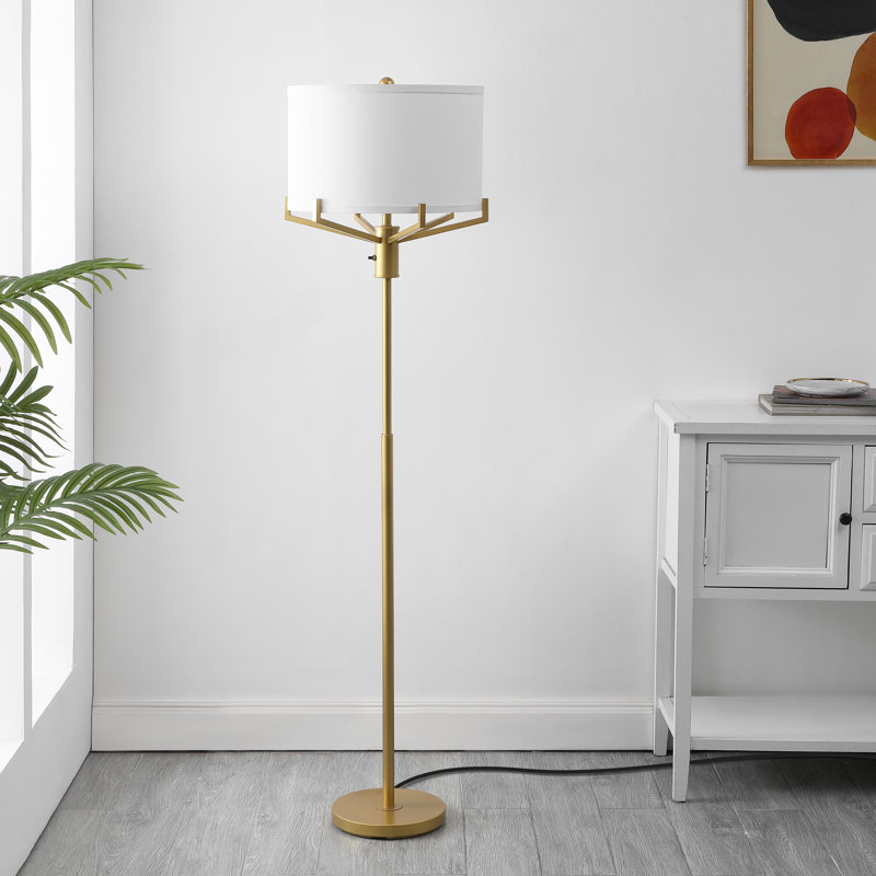 Lampe sur pied Elaria, Or