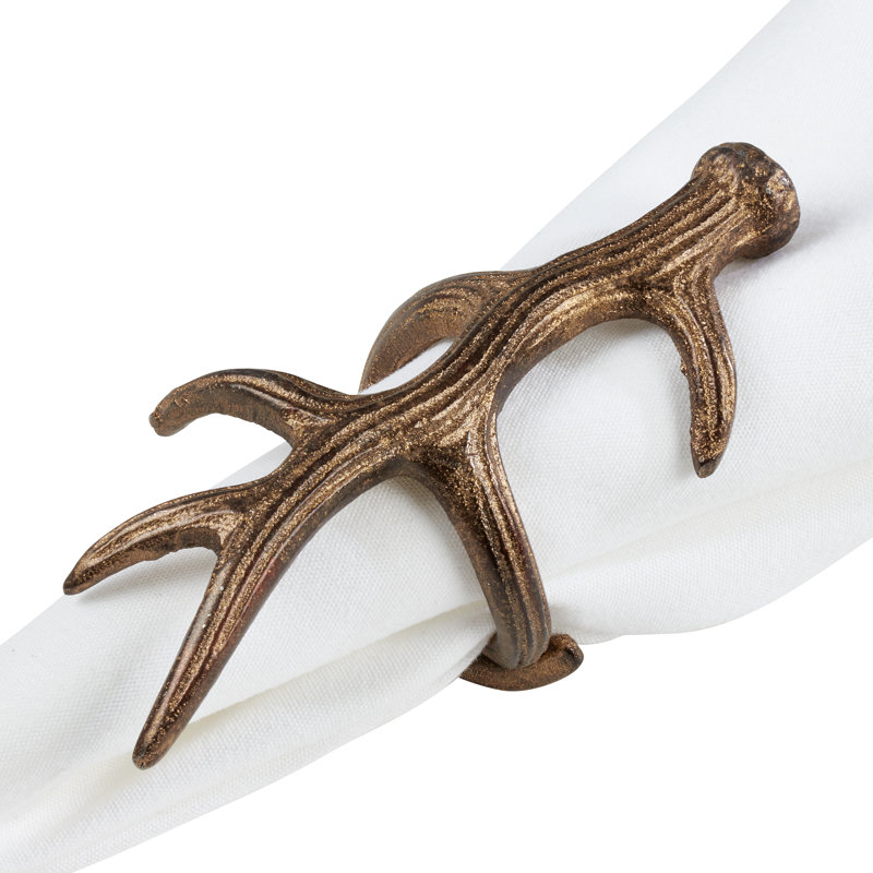 Aluminum Napkin Ring, Bronze