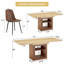 Ensembles de table de salle à manger extensible (doit inclure à la fois la table et la chaise)