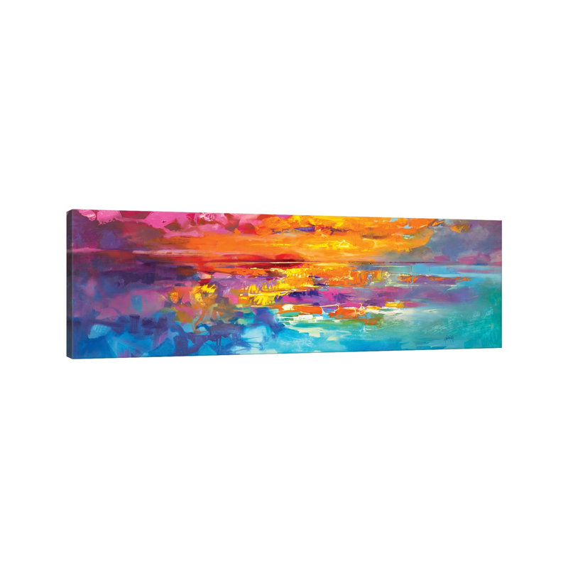 Spectrum Sunrise by Scott Naismith - Panoramic Print on Canvas, 30.48 cm H x 91.44 cm W x 1.91 cm D, Wrapped Canvas