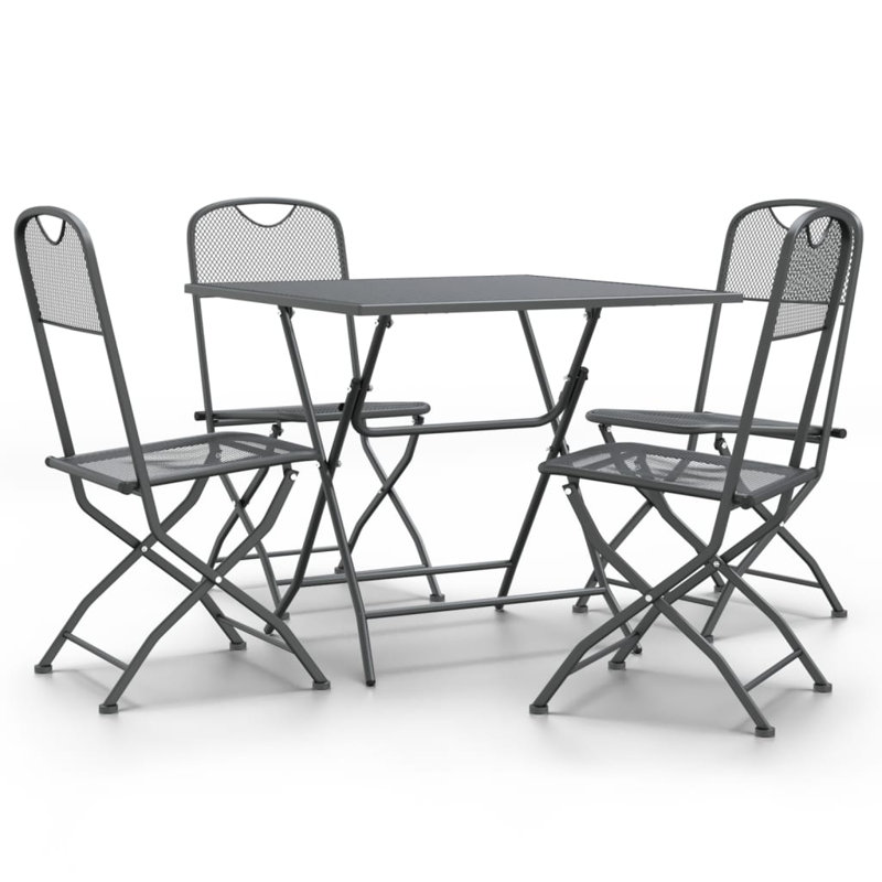 Kouba Square 4 - Person Dining Set, 28.3''H x 31.5''W x 31.5''D