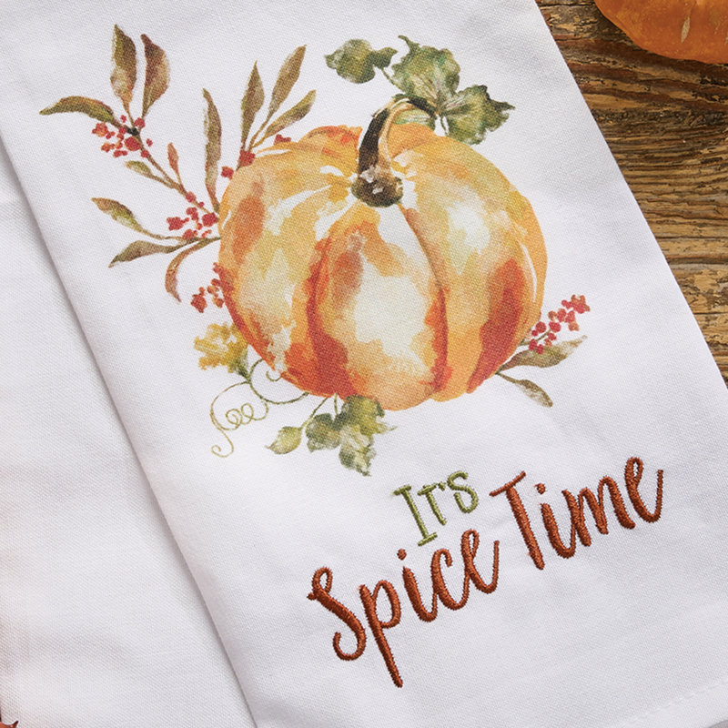  It's Spice Time Decorative Dishtowel Set Of 2, It's Spice Time