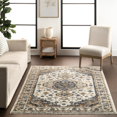 Lakelynn Persian Medallion Area Rug