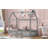 Wood House Bed With Fence And Door-1999286534-1999286537