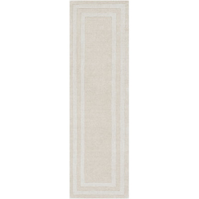 Tapis touffeté à la main avoine / beige Pierson