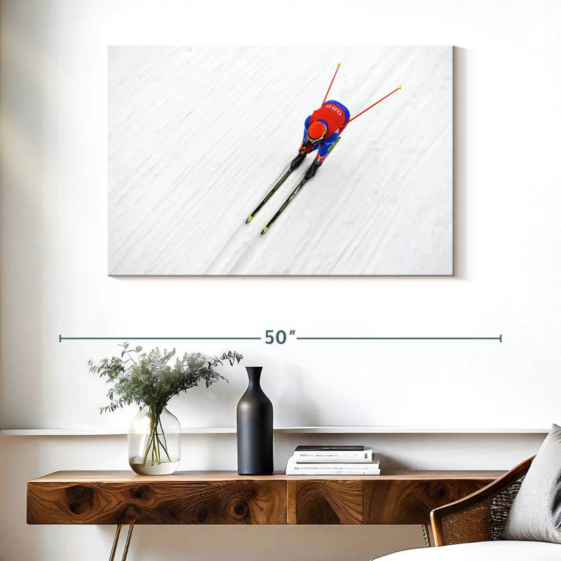 Sireci Biathlon Skier, 26" H x 39" W