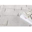 Tapis gris à motif abstrait transitionnel de la collection Leonetti-343220761
