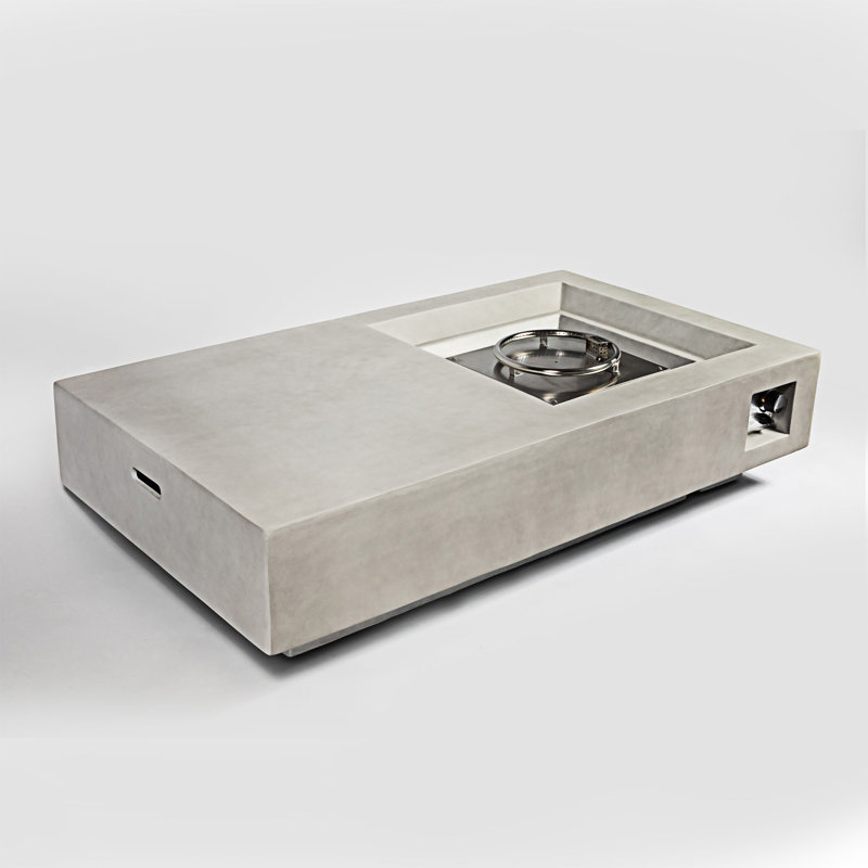 60Inch Concrete Fire Pit Table