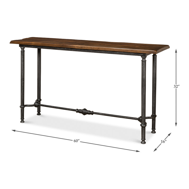 Layton 60'' W Solid Wood Console Table