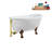 57.5'' x 29.5'' Freestanding Soaking Acrylic Bathtub-83636129-83636121