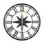 Metal Minimalist Roman Numerals Wall Clock
